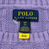 Age 7 Polo By Ralph Lauren Jumper - Small Purple Cotton