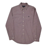 Ralph Lauren Checked Shirt - Large Blue Cotton