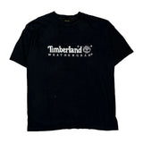 Timberland Spellout T-Shirt - Medium Black Cotton
