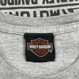 Chicago Harley-Davidson Of Wrigleyville Harley Davidson Graphic T-Shirt - Large Gray Cotton
