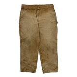 Carhartt Double Knee Carpenter Pants - 36W 30L Brown Cotton