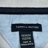 Age 12-14 Tommy Hilfiger Polo Shirt - Medium Gray Cotton