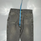 Carhartt Carpenter Pants - 36W 31L Gray Cotton