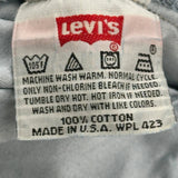 501 Levis Jeans - 32W 30L Light Wash Cotton