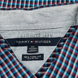 Tommy Hilfiger Checked Shirt - 2XL Blue Cotton