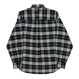 Tommy Hilfiger Checked Flannel Shirt - Small Multicoloured Cotton