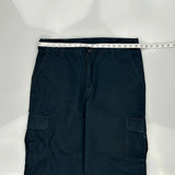 Dickies Cargo Trousers - 37W 32L Black Cotton