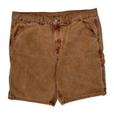 No Boundaries Double Knee Carpenter Shorts - 40W 9L Brown Cotton