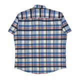 Tommy Hilfiger Checked Short Sleeve Shirt - XL Blue Cotton