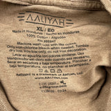 More Than A Woman Aaliyah Band T-Shirt - XL Brown Cotton