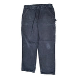Carhartt Carpenter Trousers - 36W 34L Grey Cotton