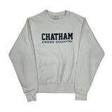 Reverse Weave Champion College Sweatshirt - Small White Cotton