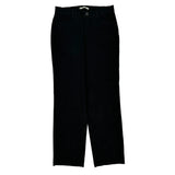 Lee Trousers - 31W UK 12 Black Cotton Blend