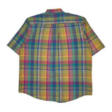 Nautica Checked Short Sleeve Shirt - Large Multicoloured Cotton