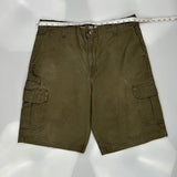 Dickies Cargo Shorts - 38W 10L Khaki Cotton