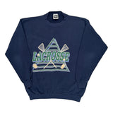 Lacrosse Tultex Graphic Sweatshirt - XL Navy Cotton