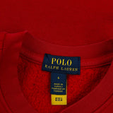 Age 6 Polo By Ralph Lauren Polo Bear Sweatshirt - XS Red Cotton