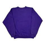 Minnesota Vikings Logo Athletics Nfl Sweatshirt - Large Purple Cotton