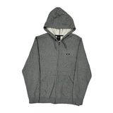 Oakley Hoodie - Large Gray Cotton Blend