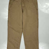 Lee Cargo Trousers - 36W 29L Brown Cotton