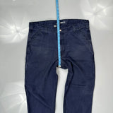 Carhartt Carpenter Pants - 36W 32L Blue Cotton Blend
