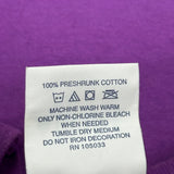 Rainforest Rescue Campaign Alore Single Stitch T-Shirt - Large Purple Cotton