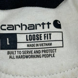 Carhartt Hoodie - Large Cream Cotton