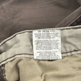 Wrangler Cargo Shorts - 35W 10L Brown Cotton