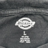 Dickies T-Shirt - Large Black Cotton