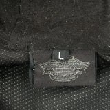 Harley Davidson Graphic Hoodie - Large Black Cotton