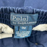 Age 9 Months Polo By Ralph Lauren Chino Shorts - Xxx-Smallw 5L Navy Cotton