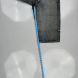 Mishka Nyc Contrast Stitch Denim Shorts - 34W 14L Gray Denim