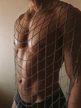 Caged Chain XL Scarf 33"