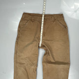 Carhartt Double Knee Carpenter Trousers - 35W 30L Brown Cotton