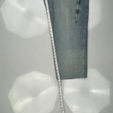 Azzure Denim Wide Leg Carpenter Jeans - 36W 27L Light Wash Cotton