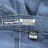 Carhartt Carpenter Pants - 34W 32L Blue Cotton