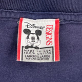 Mickey Mouse 1995 Disney T-Shirt - Large Navy Cotton