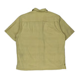 Banana Republic Short Sleeve Shirt - XL Yellow Silk