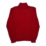 Polo By Ralph Lauren 1/4 Zip - Medium Red Cotton
