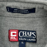 Chaps Ralph Lauren Shirt - XL Grey Cotton