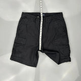 Levis Cargo Shorts - 34W 9L Black Cotton