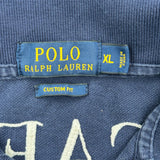 USA Polo By Ralph Lauren Graphic Polo Shirt - XL Navy Cotton