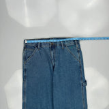 Unbranded Carpenter Jeans - 34W 30L Blue Cotton