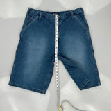Carpenter Style B.U.M. Equipment Denim Shorts - 34W 13L Blue Cotton