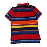 Age 7 Polo By Ralph Lauren Striped Polo Shirt - Small Multicoloured Cotton