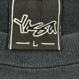 Single Stitch 90S Blank Yaga T-Shirt - Large Black Cotton