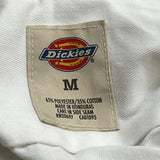 Dickies Short Sleeve Shirt - Medium White Polyester Blend