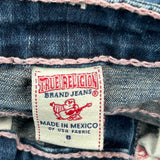 Age 7=8 True Religion Skinny Jeans - 24W 24L Blue Cotton