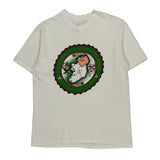 Single Stitch University Of Ireland Unbranded Graphic T-Shirt - Medium White Cotton