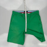 Tommy Hilfiger Chino Shorts - 34W 10L Green Cotton